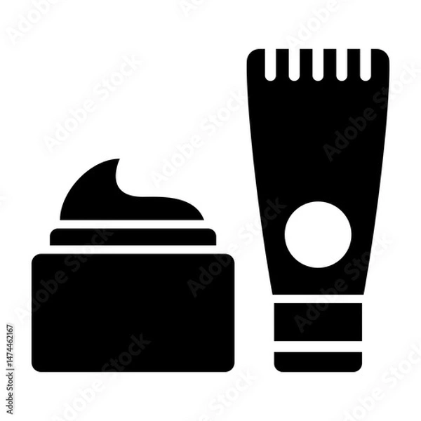 Obraz Skincare  Vector Glyph Icon Design