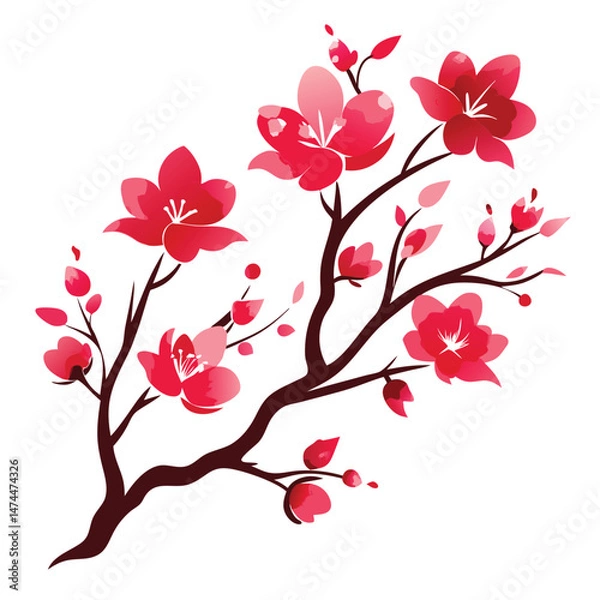 Fototapeta tree with flowers