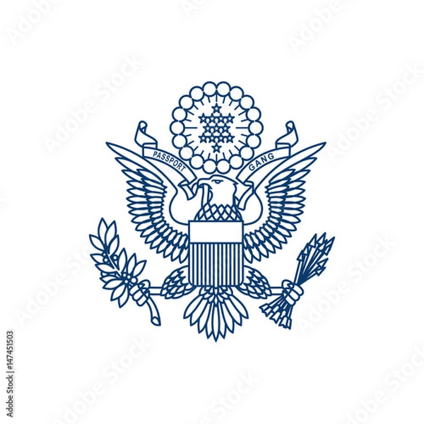 Obraz Logo American Eagle