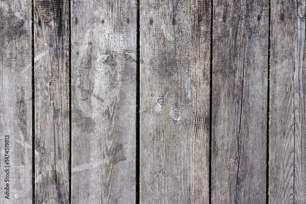 Fototapeta The old wood texture with natural patterns