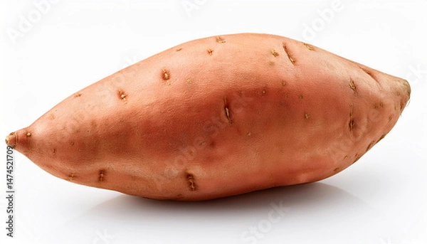 Obraz whole fresh sweet potato isolated