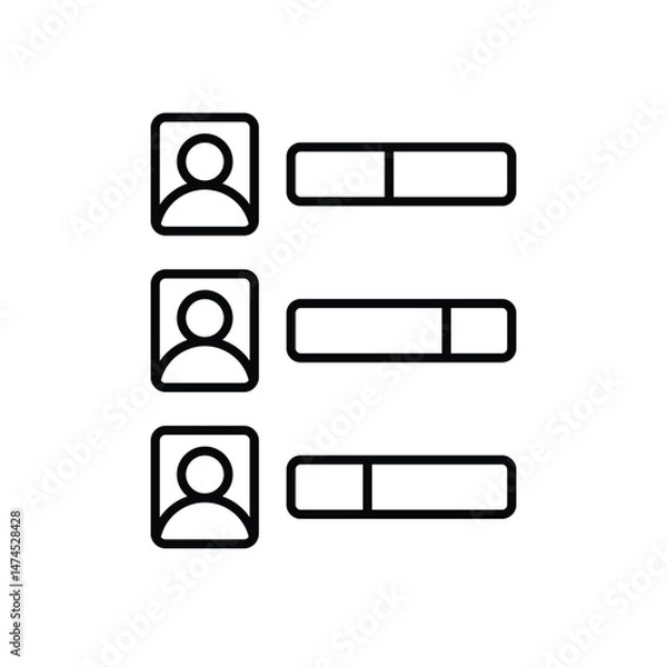 Fototapeta Vote Counting Vector icon