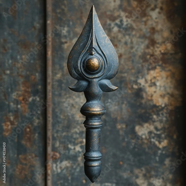 Fototapeta thin arrow with balanced design and divine motif