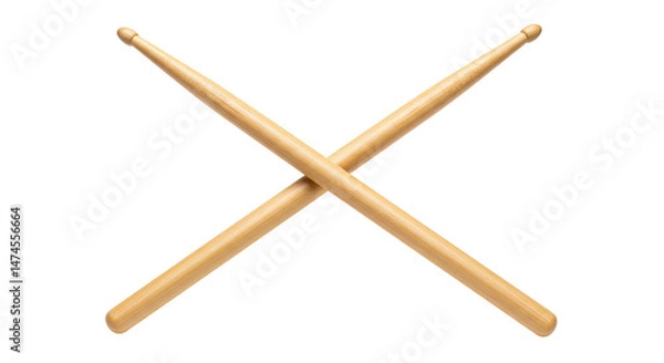 Fototapeta Isolated Drum Sticks
