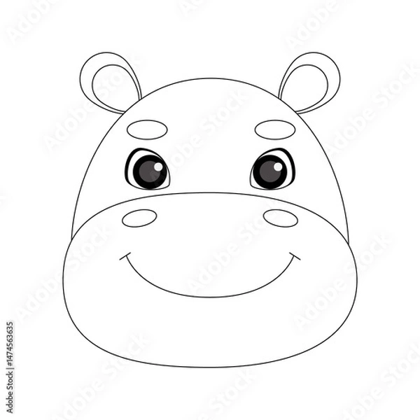 Obraz 42 - Animals head coloring
