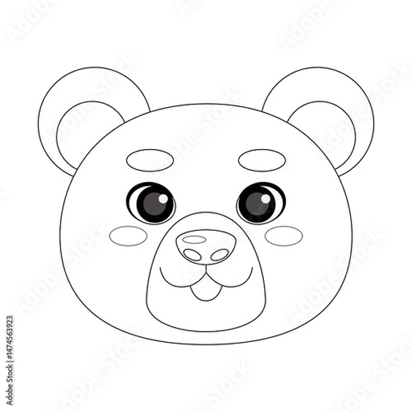 Obraz 42 - Animals head coloring