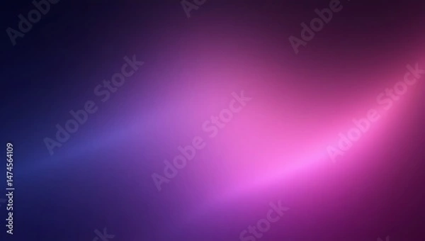 Fototapeta Abstract Purple and Blue Gradient Background with Light Flow