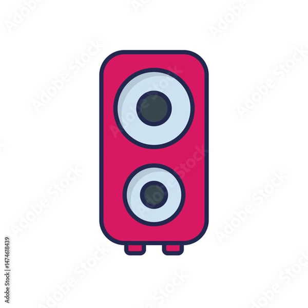 Fototapeta Loud Speaker Vector icon