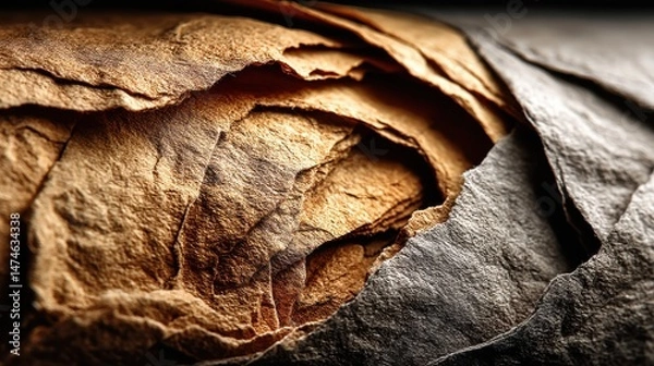 Fototapeta old folded paper texture background surface