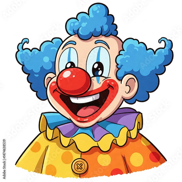 Obraz cartoon clown