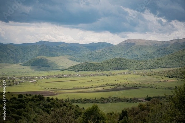 Fototapeta landscape in the mountains