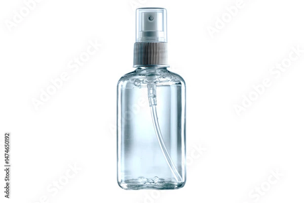 Fototapeta Spray bottle, white isolate background.
