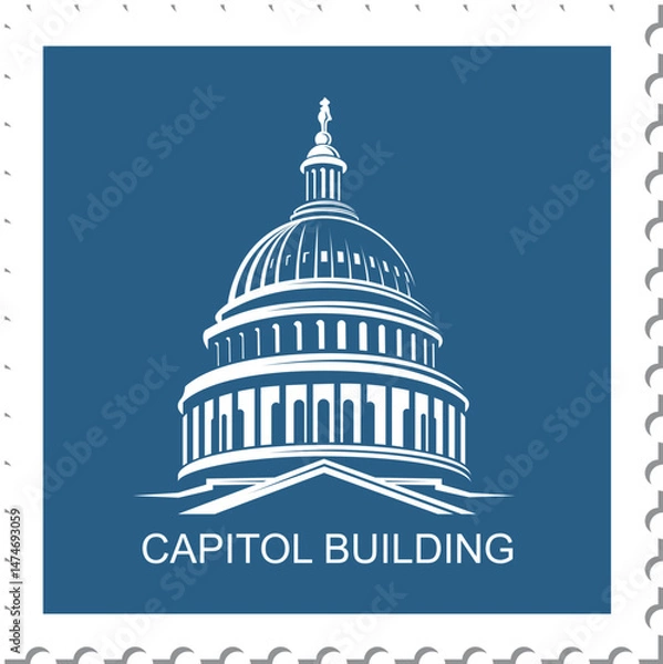 Obraz breathtaking artistic interpretation of the USA through calligraphy