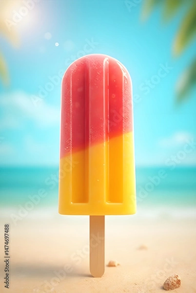 Obraz ice cream on a stick