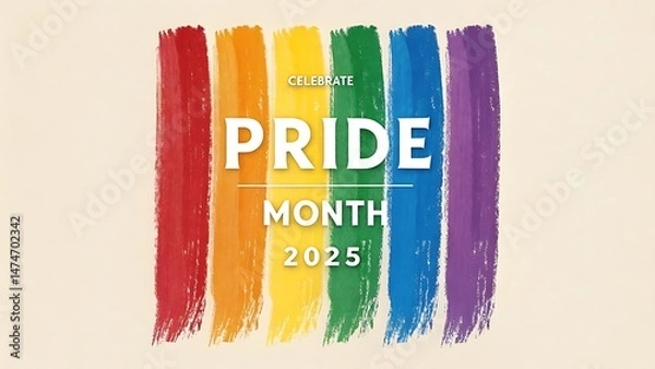 Fototapeta pride month banner