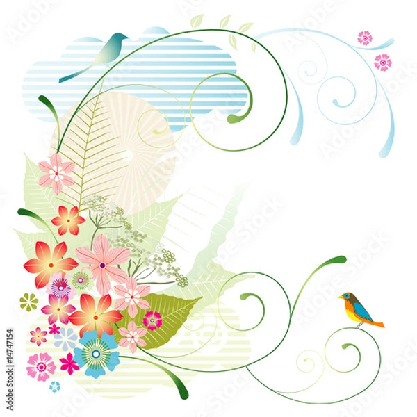 Obraz Floral background
