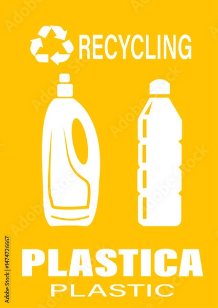 Obraz Cartelli raccolta differenziata