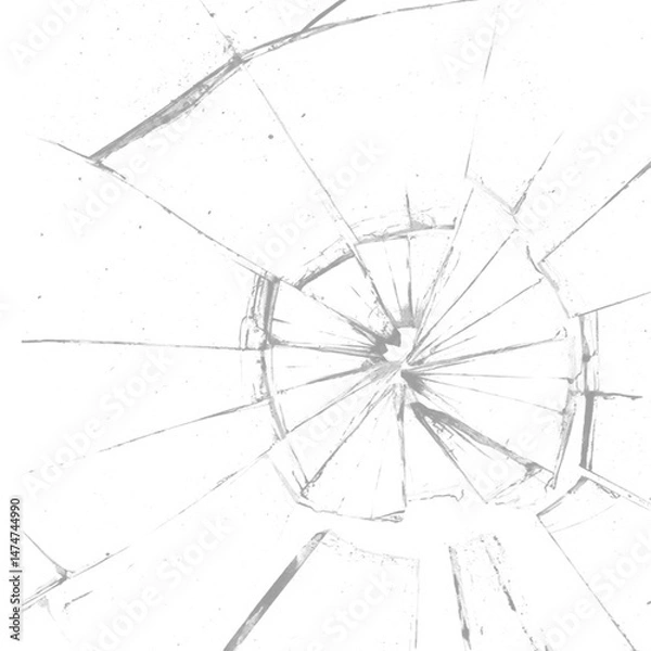Obraz broken glass background