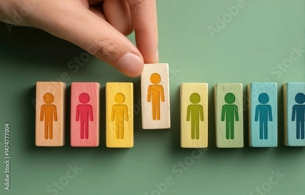 Obraz Selecting a candidate from a diverse pool