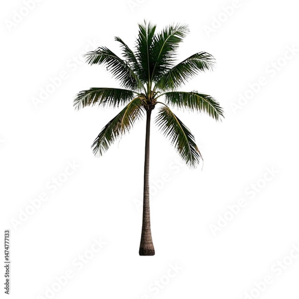 Fototapeta  Coconut Trees, Generative AI