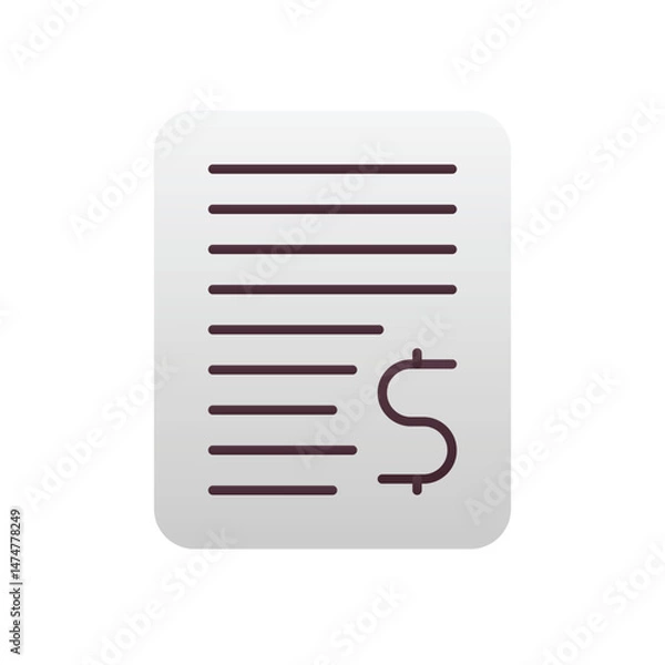 Obraz Contract Vector icon