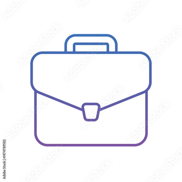 Fototapeta Briefcase Vector icon