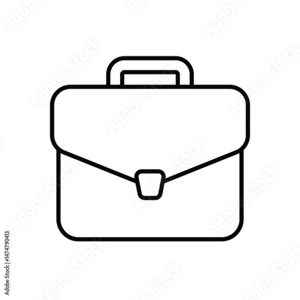 Fototapeta Briefcase Vector icon