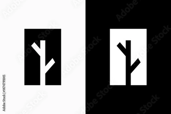 Obraz Tree Vector Logo Premium 