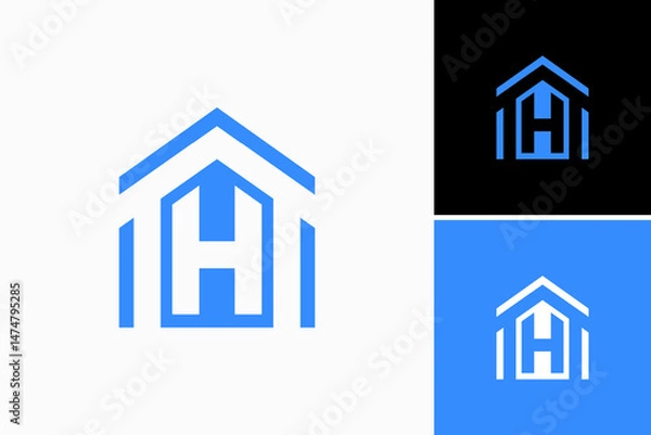 Obraz H Home Vector Logo Premium 