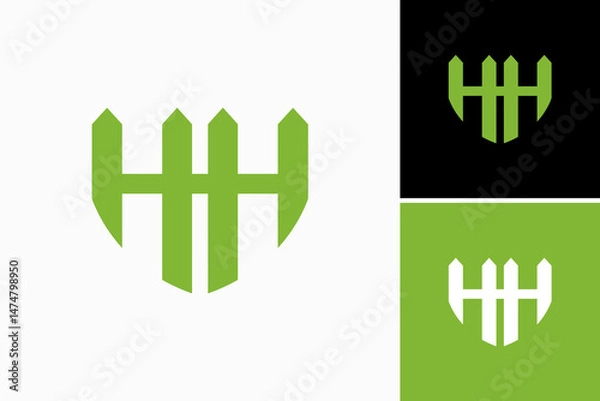 Obraz Shield Fence Vector Logo Premium 