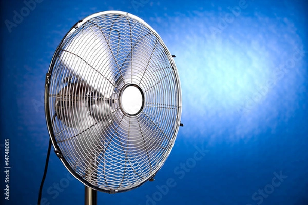 Obraz working metal fan
