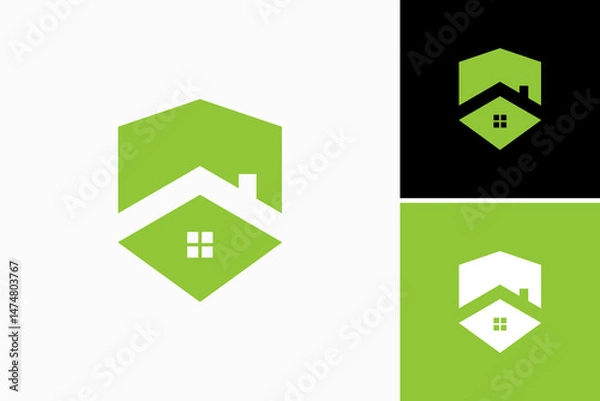 Obraz Shield Home Vector Logo Premium 