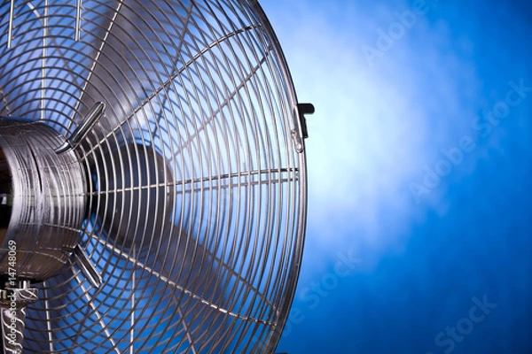 Obraz back of metal fan