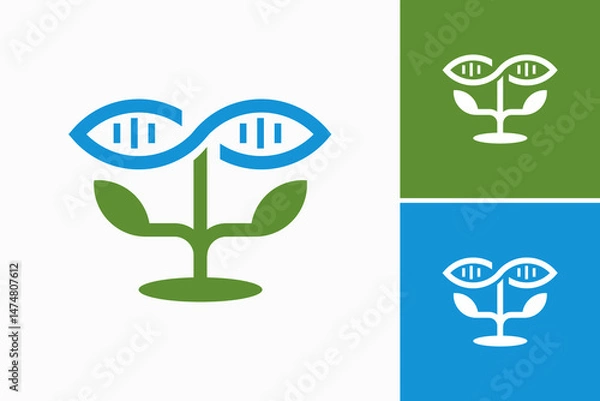 Obraz Plant DNA  Vector Logo Premium 