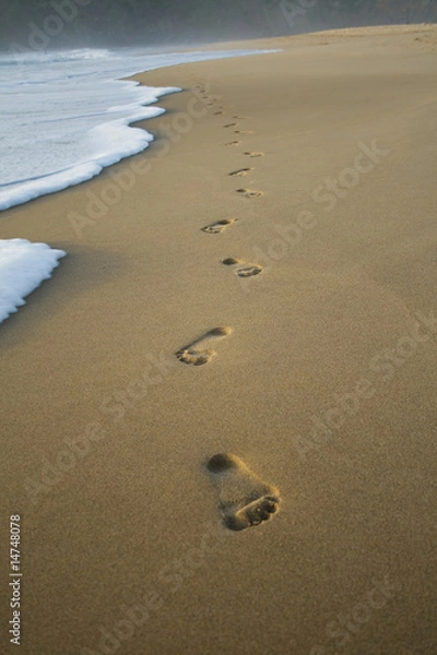 Fototapeta Footprints