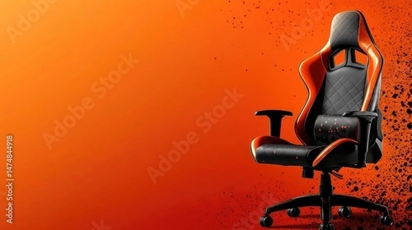 Obraz Ergonomic gaming chair