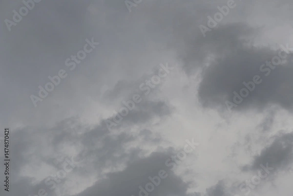 Obraz Sky is overcast, storm is coming, rain is about to fall.