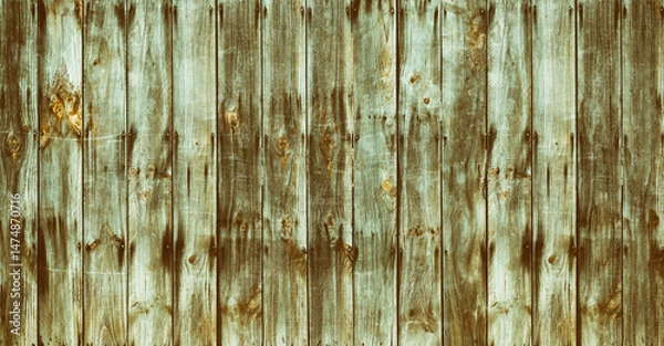 Obraz Old wood vintage texture background, pallets wood of door background, vintage wooden boards.
