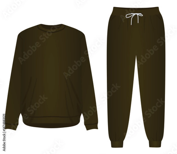 Obraz Blazer and bottom. vector illustration