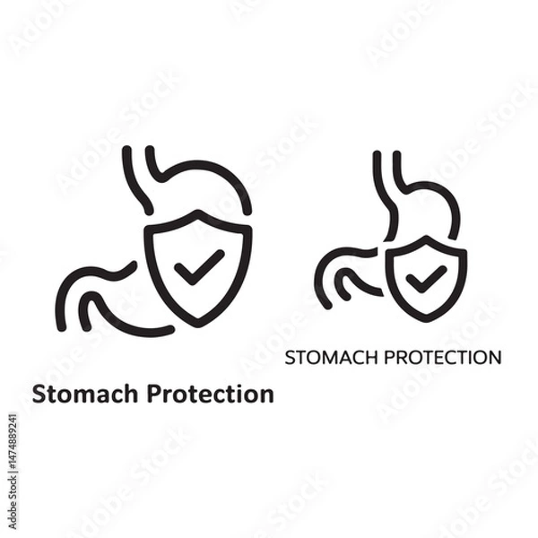 Obraz stomach protection