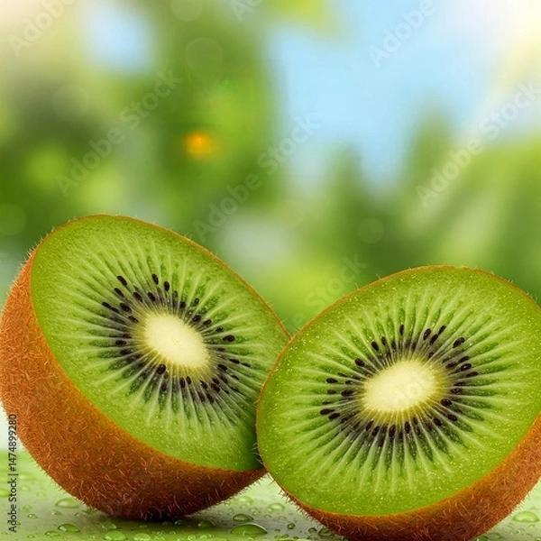Obraz fresh kiwi fruit