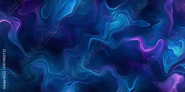 Obraz Abstract Flowing Liquid Deep Colors Background