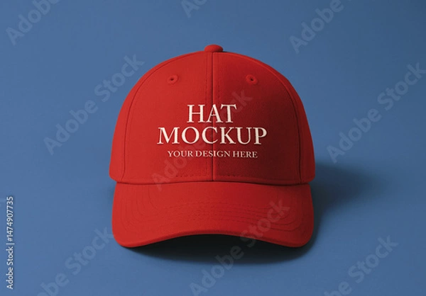 Obraz Baseball Hat Mockup