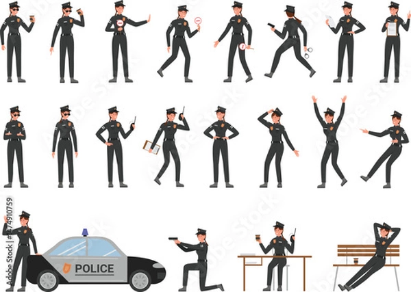 Fototapeta business people character vector design