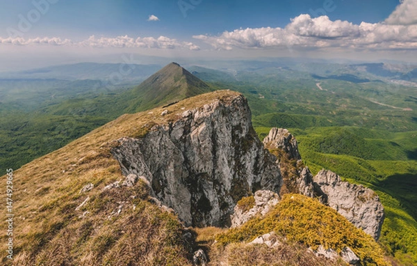 Fototapeta Suva Planina Mountain Range Panoramic landscape