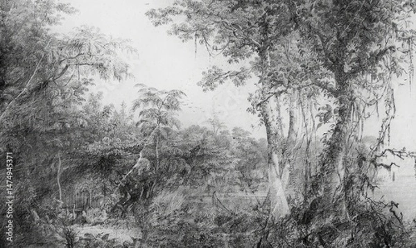 Obraz Botanical fresco