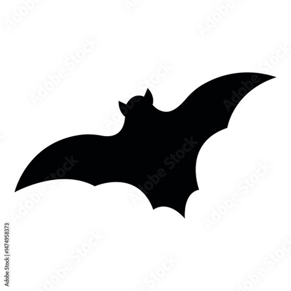 Obraz Isolated silhouette of a bat icon Vector