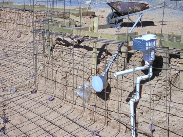 Obraz pool under construction