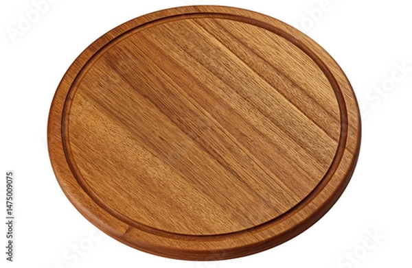 Fototapeta wooden Cutting Board, isolated on white background, full depth of field