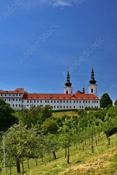 Fototapeta Kloster Strahov in Prag, vertikal